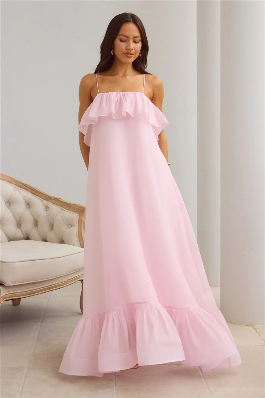 Flourishing Fantasy Maxi Dress Pink | Hello Molly (US)