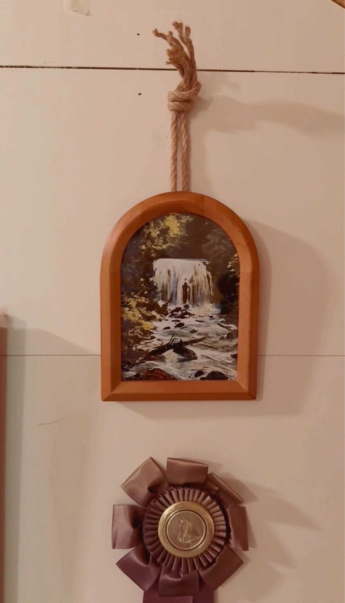 Love knotted rope paired with this wooden frame - the arch shape is so good!✨✨✨

#LTKHome #LTKKids