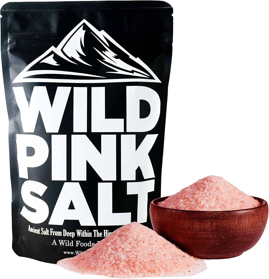 Wild Foods Organic Pink Himalayan Salt, Fine Ground for Table and Cooking, 16 oz | 100% Real, Pur... | Amazon (US)