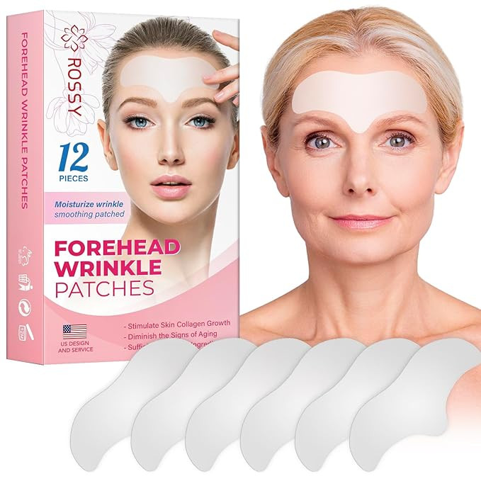 Rossy Forehead Wrinkle Patches, Forehead Wrinkles Treatment, Anti Wrinkle Patches, Face Wrinkle P... | Amazon (US)
