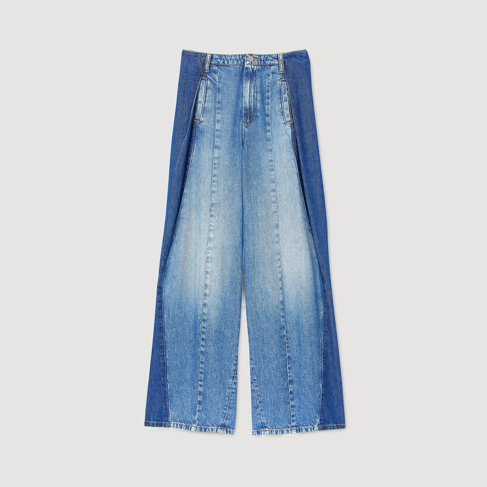Jeans with contrasting panels | Sandro US | Sandro-Paris US