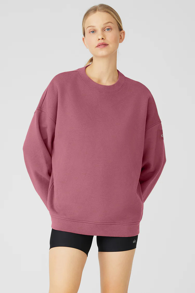 Renown Heavy Weight Crew Neck Pullover | Alo Yoga (US)
