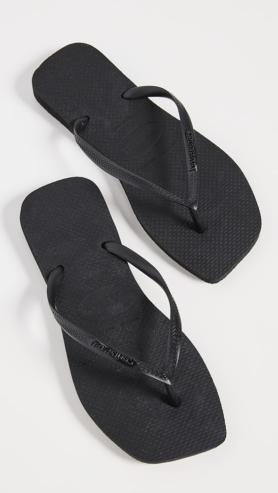 Havaianas Slim Square Solid Flip Flops | Shopbop | Shopbop