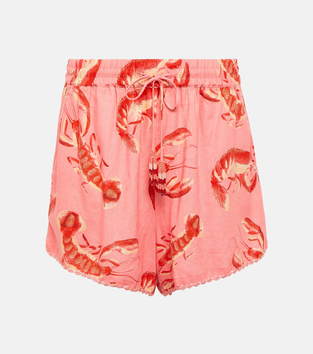 Lobsters printed linen-blend shorts | Mytheresa (US/CA)