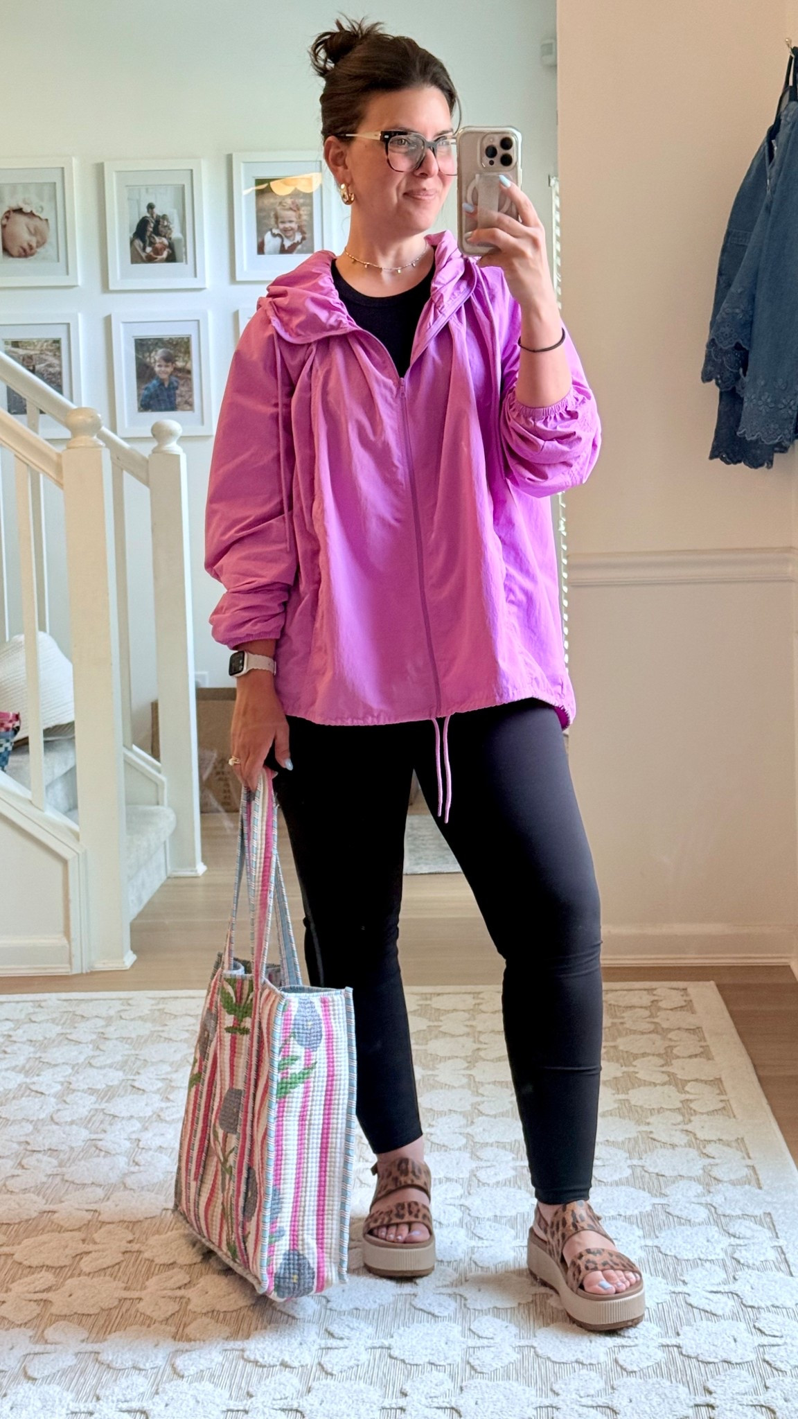 The lightest little jacket that I will wear all Spring! Perfect for booty coverage and a fun pop of color! 