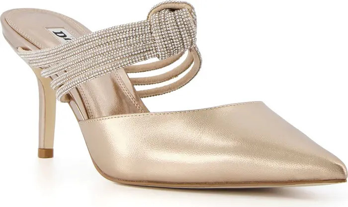 Dune London Croatias Embellished Pointed Toe Mule | Nordstrom | Nordstrom