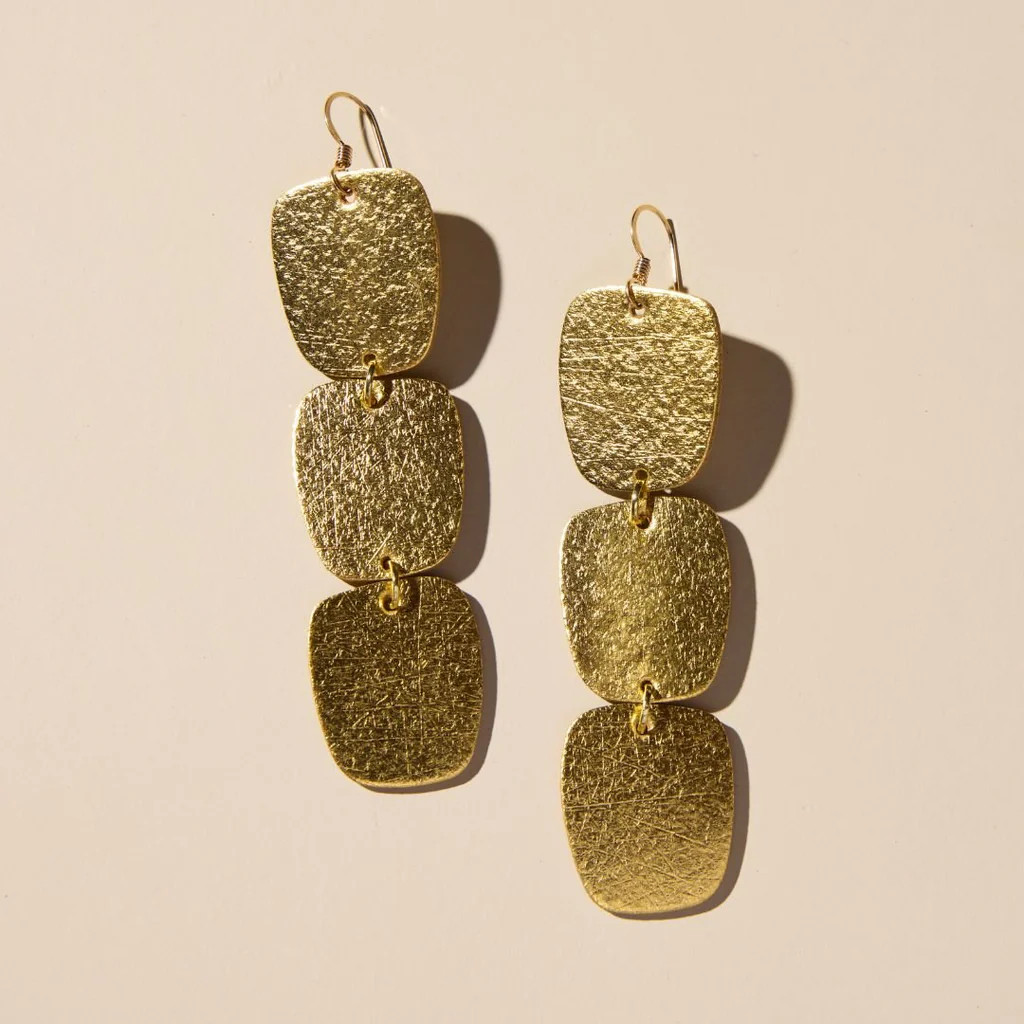 Vintage Gold Cali | Nickel and Suede