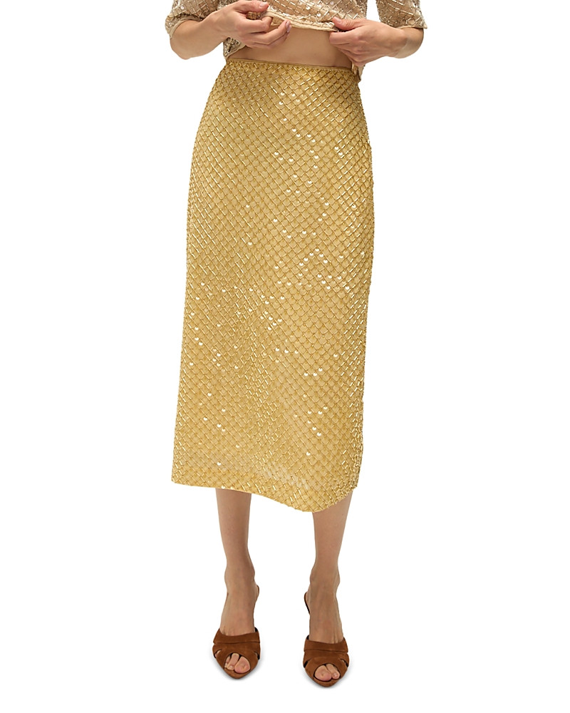 Veronica Beard Allora Embellished Midi Skirt | Bloomingdale's (US)