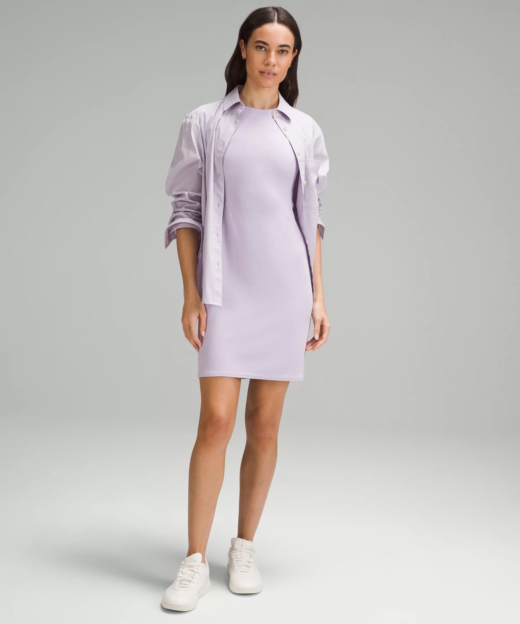 Ribbed Softstreme Slim-Fit Tank Dress | Lululemon (US)