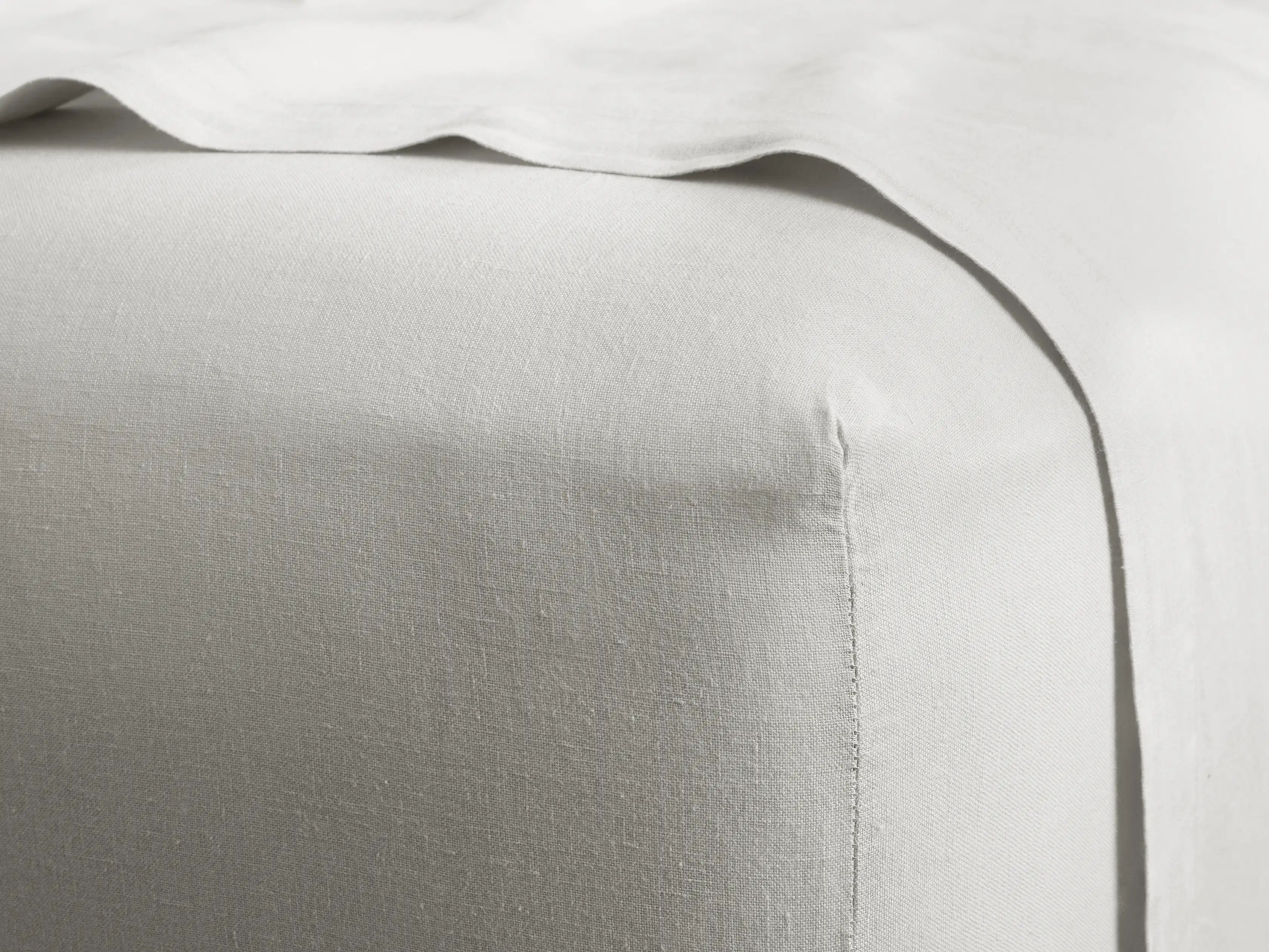 Italian Garment-Dyed Linen Fitted Sheet | Arhaus