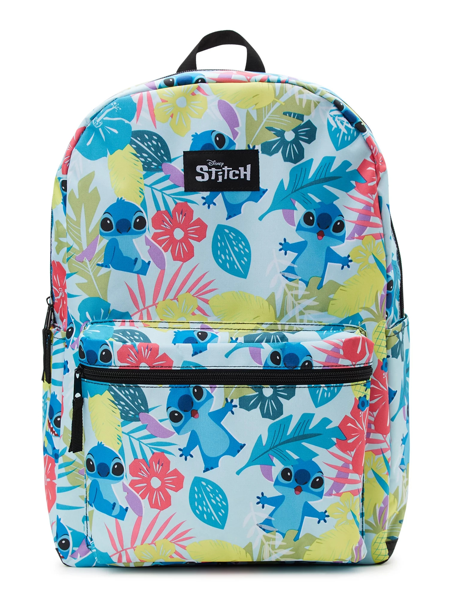 Disney Lilo and Stitch Tropical Floral 17" Laptop Backpack, Blue | Walmart (US)