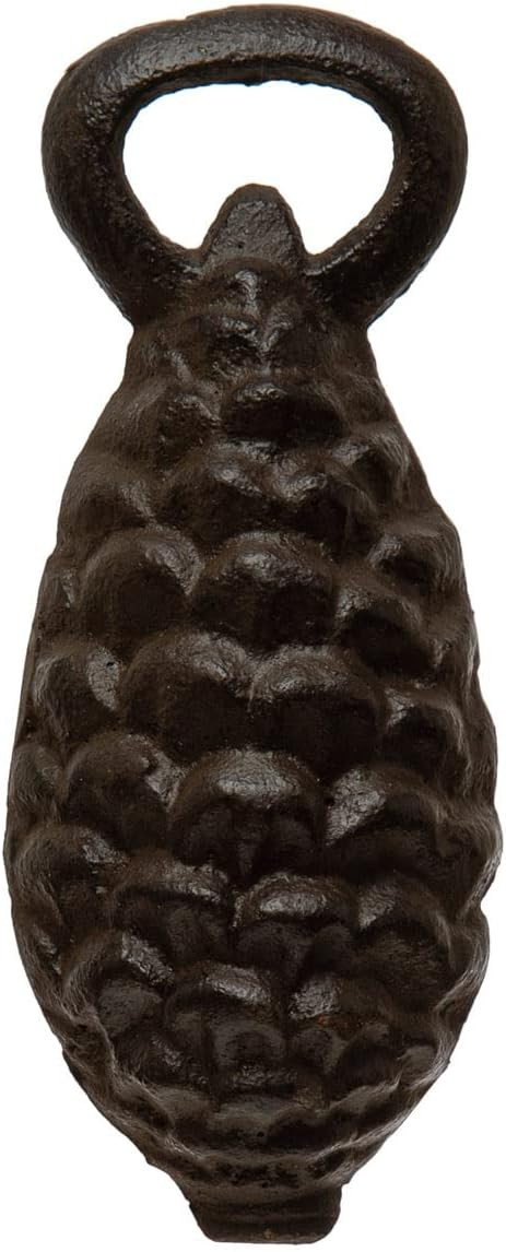 Creative Co-Op Cast Iron Pinecone Bottle Opener, Black | Amazon (US)