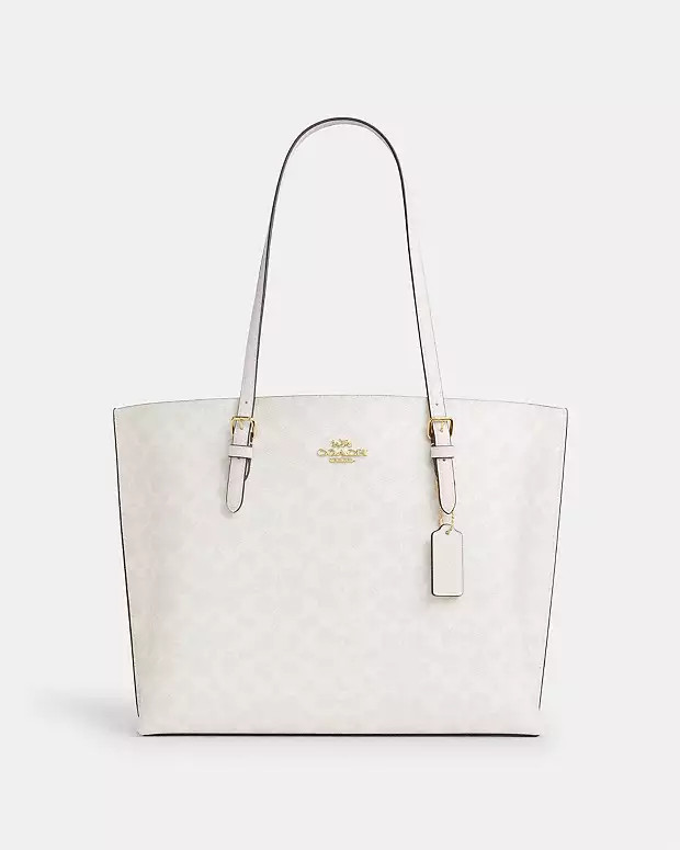 Mollie Tote Bag In Signature Canvas | Coach Outlet US