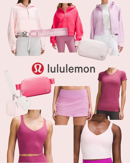 Lululemon favorites!! As you can tell, I love all things pink haha :)

#lululemon #workout #fitness #gym #activewear #casual #everyday #purse

#LTKsalealert #LTKfitness #LTKtravel