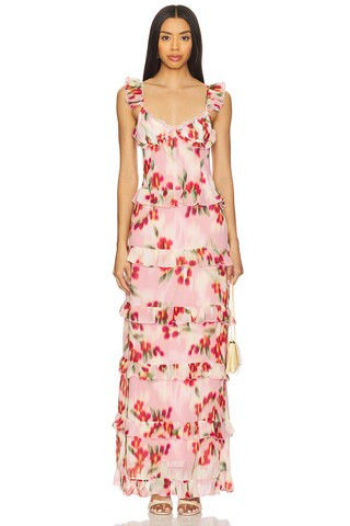 Runaway The Label Melvina Maxi Dress in Milla Print from Revolve.com | Revolve Clothing (Global)