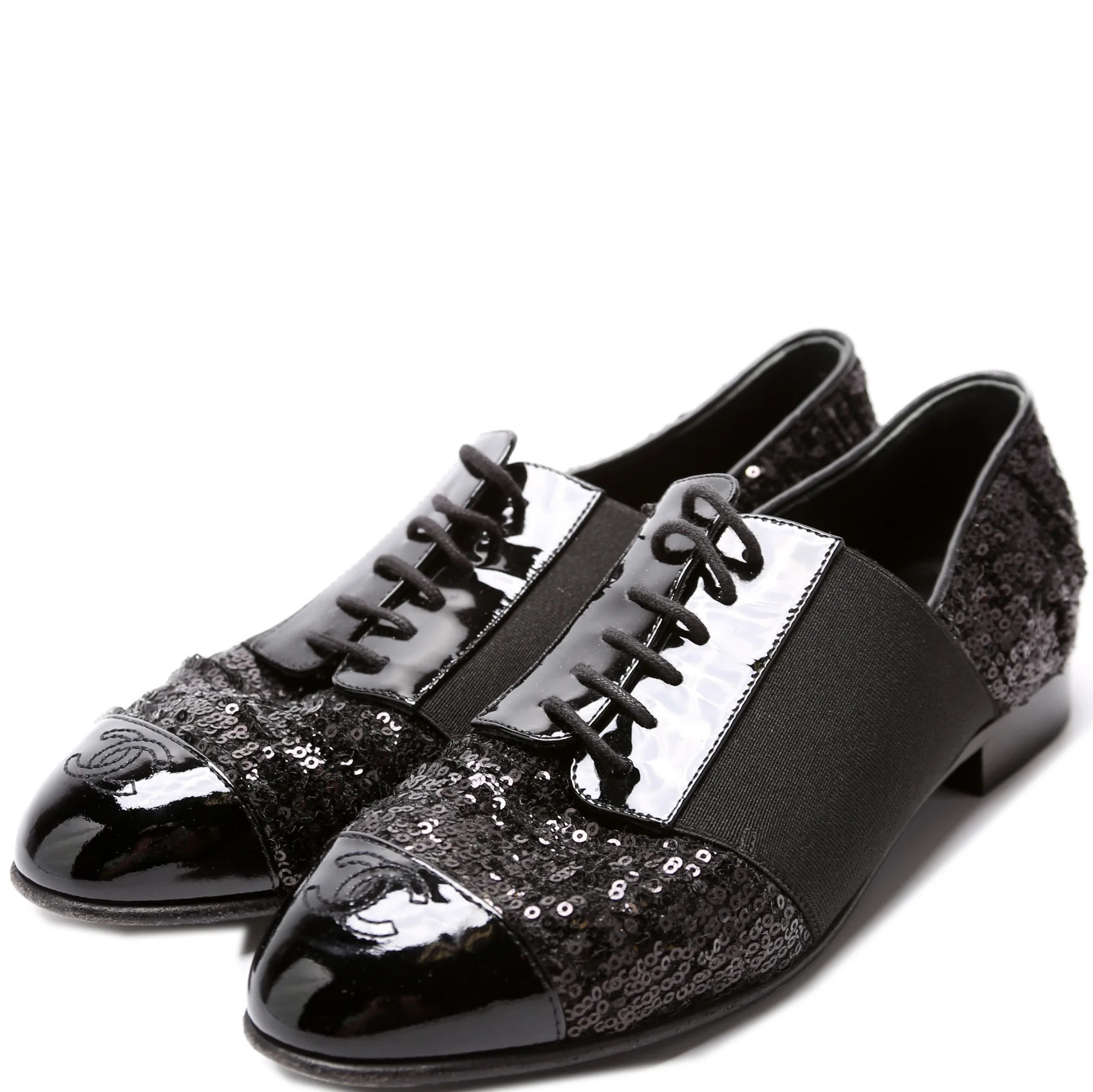 Logo Oxfords Size 38 | Keeks Designer Handbags