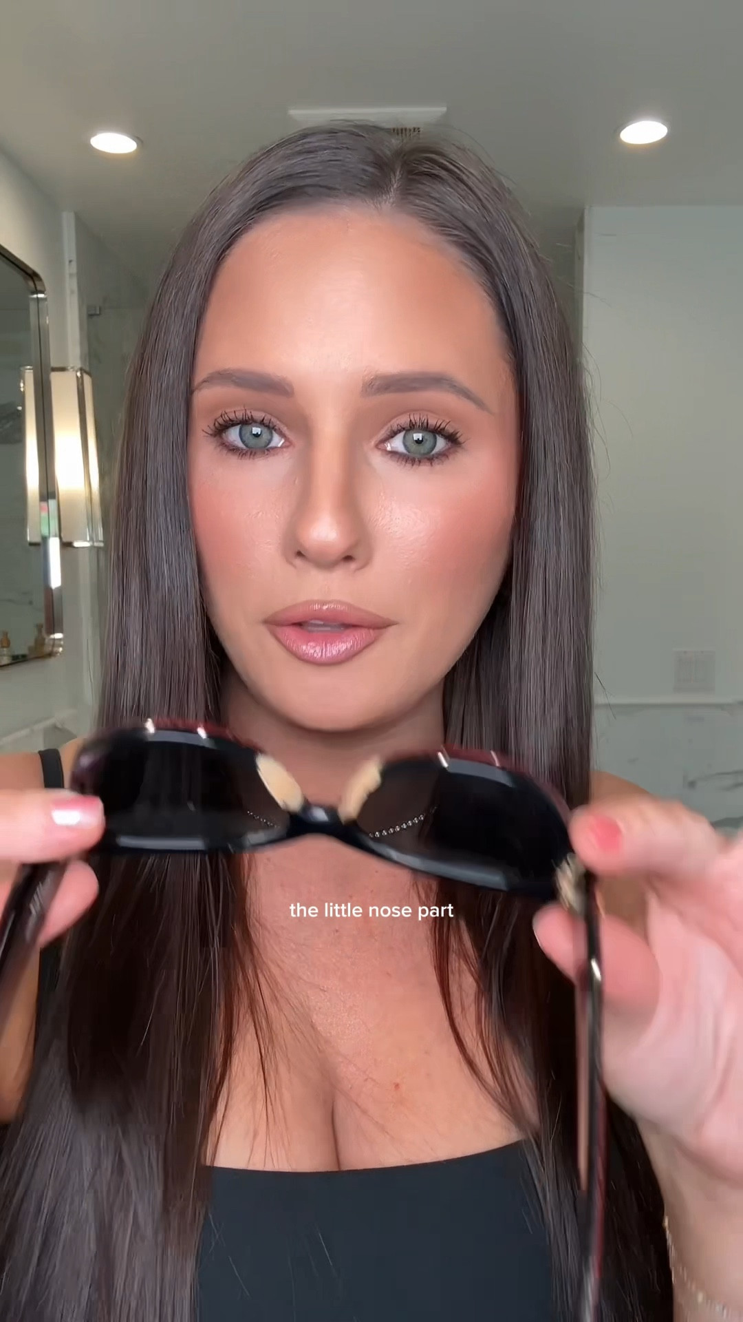 Hack for your sunglasses so it doesn’t ruin your makeup! 

#LTKBeauty