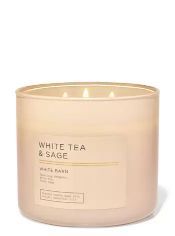 White Barn


White Tea & Sage


3-Wick Candle | Bath & Body Works