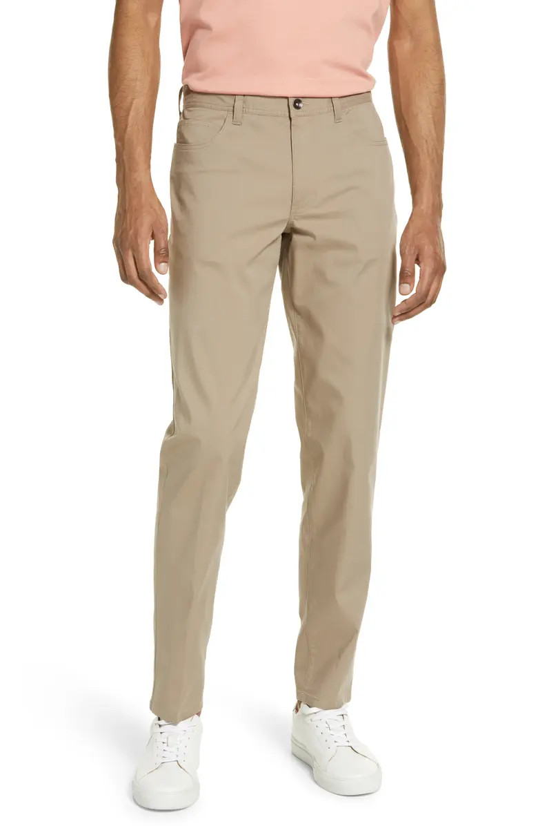 5 Pocket Slim Fit Cotton Blend Pants | Nordstrom