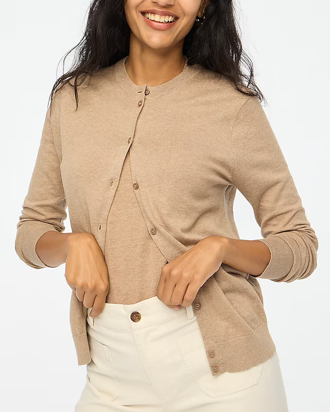 Classic cotton cardigan sweater | J.Crew Factory