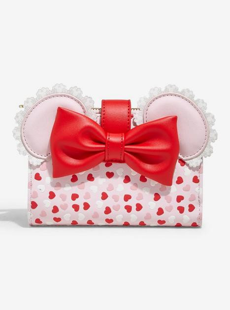 Loungefly Disney Minnie Mouse Valentine's Day Ears Chocolate Scented Wallet - BoxLunch Exclusive | BoxLunch