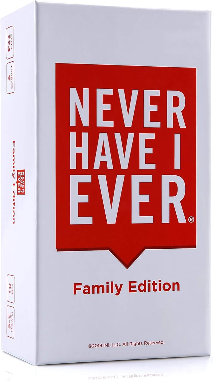 Amazon.com: Never Have I Ever Family Edition Card Game Set Vol 1 | Fun Family Game Night Party Ga... | Amazon (US)