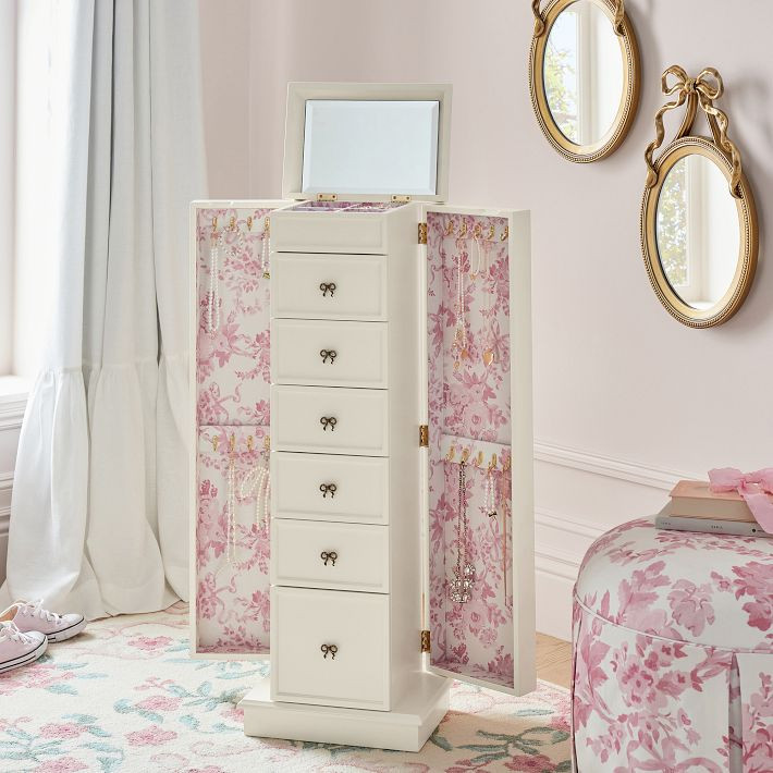 LoveShackFancy Regency Floor Standing Jewelry Tower | Pottery Barn Teen