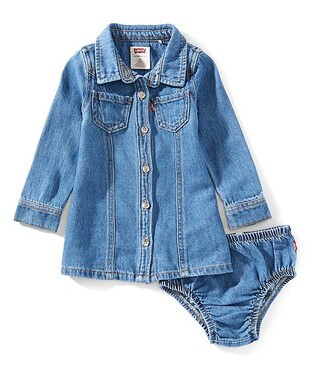Levi's® Baby Girls Western Denim Skirt Dress | Dillard's | Dillard's