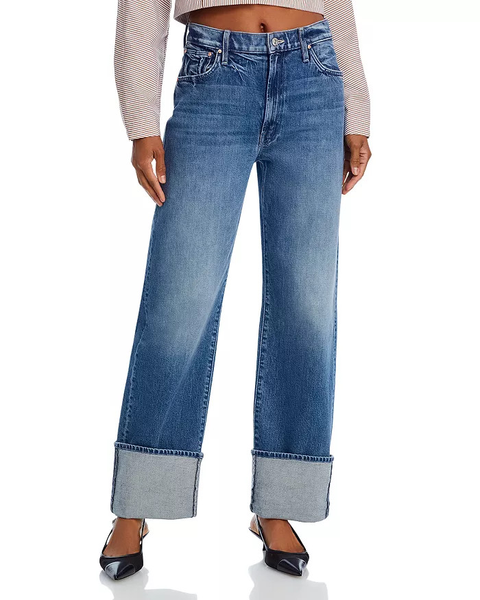 MOTHER The Dodger High Rise Skimp Cuff Jeans in Music is the Way Women - Bloomingdale's | Bloomingdale's (US)