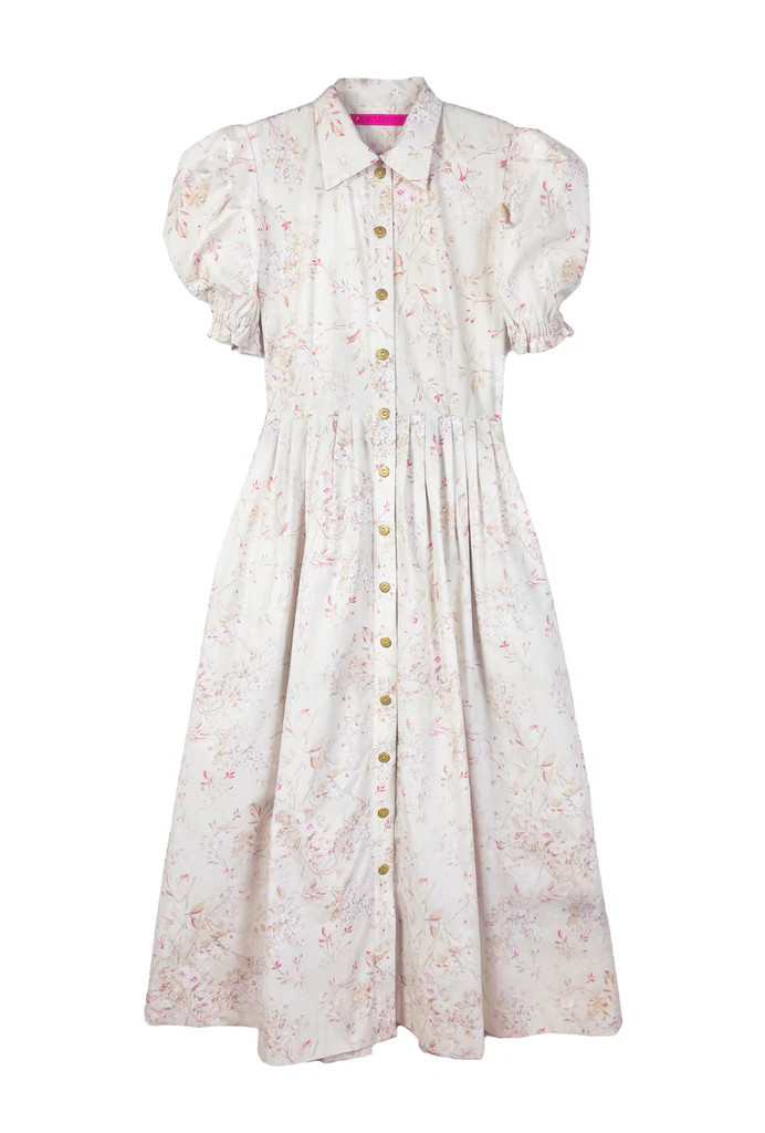 Puff Sleeve Shirtdress - Laura Floral - Final Sale | Shop BURU