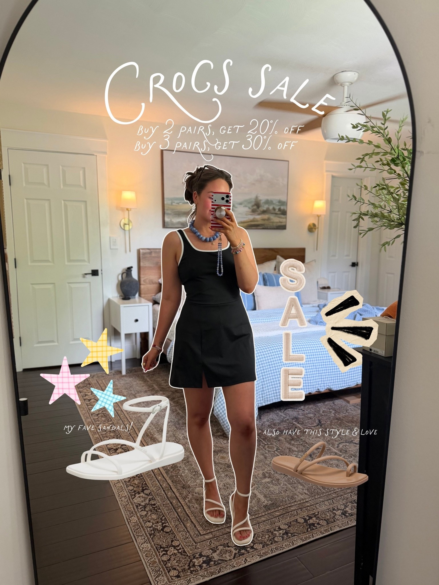 Crocs sale happening! Buy 2 pairs and get 20% off, buy 3 pairs and get 30% off! Live in these sandals… they are like walking on air!!! Highly recommend — they run true to size 🤍

Sale alert, Independence Day sale, Fourth of July sale, crocs, crocs sandals

#LTKootd #LTKmomlife #LTKSaleAlert