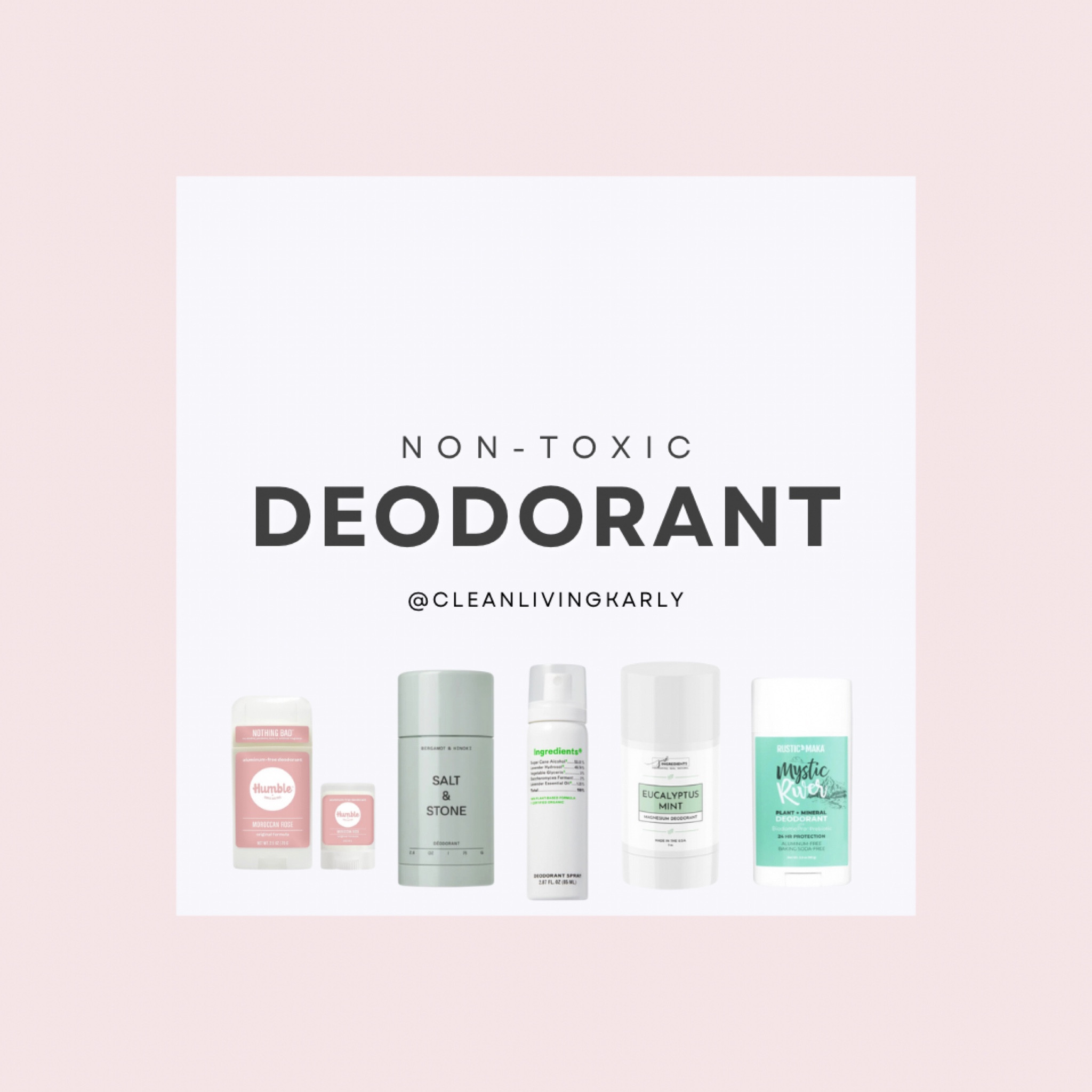 NON TOXIC deodorant!! Clean beauty! 

#LTKStyleTip #LTKBeauty #LTKFindsUnder50