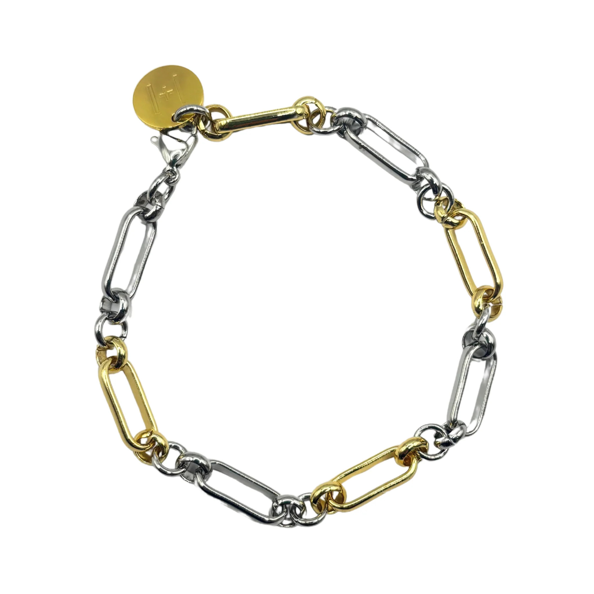 Two Tone Link Bracelet | HOLST + LEE