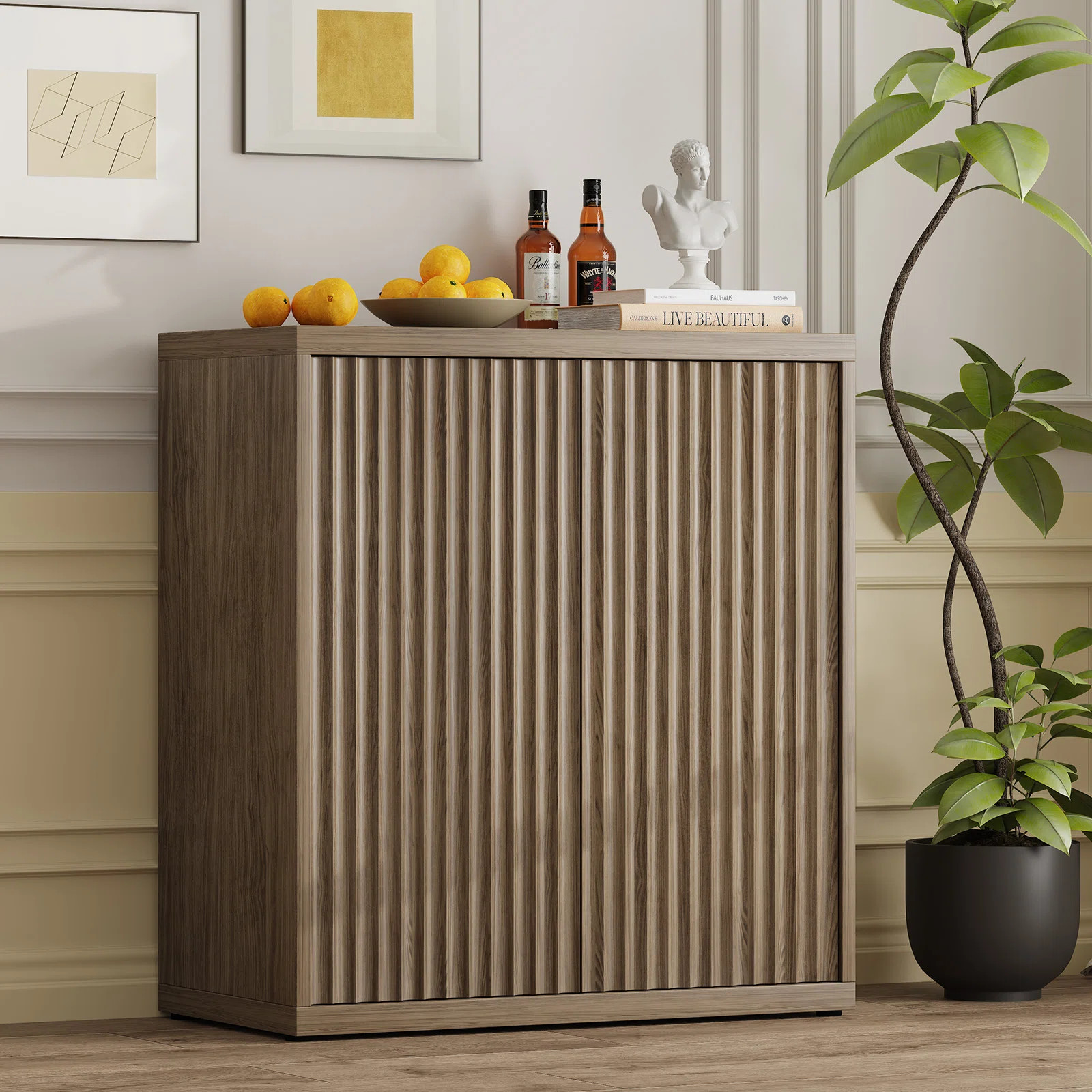 31’’ Sideboard Storage Cabinet With Doors & Shelves | Wayfair North America