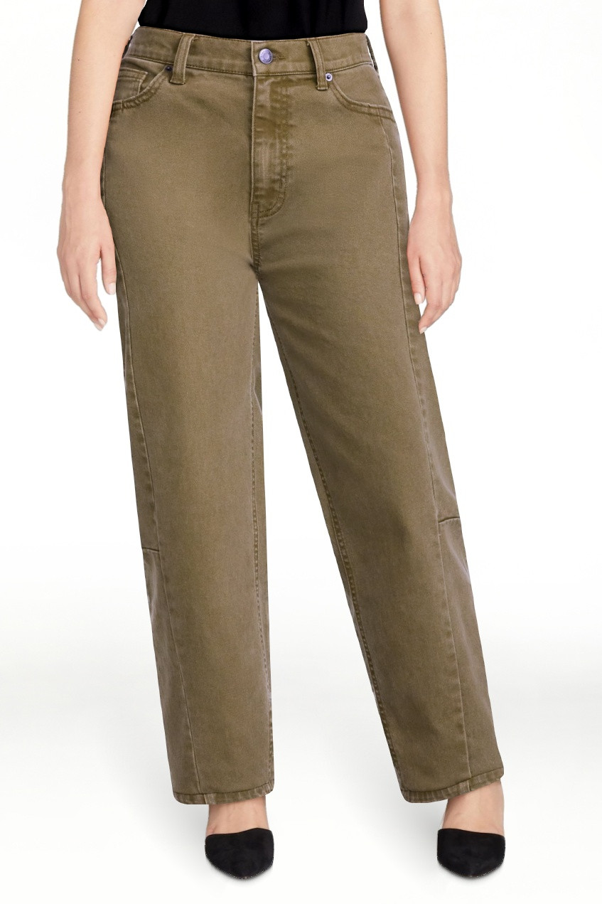 Scenario Women's and Women's Plus High Rise Barrel Jeans, 26", 28" Inseam, Sizes 0-28W | Walmart (US)
