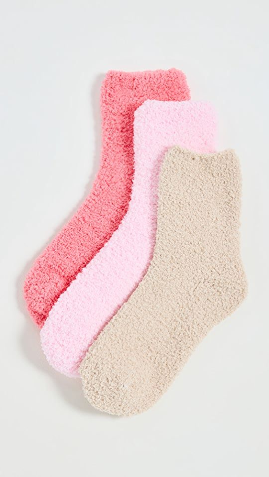 Stems Three Pack Cozy Ankle Socks | SHOPBOP | Shopbop