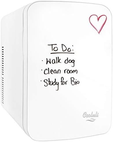 Cooluli Vibe Mini Fridge for Bedroom - With Cool Front Magnetic Whiteboard - 15L Portable Small R... | Amazon (US)