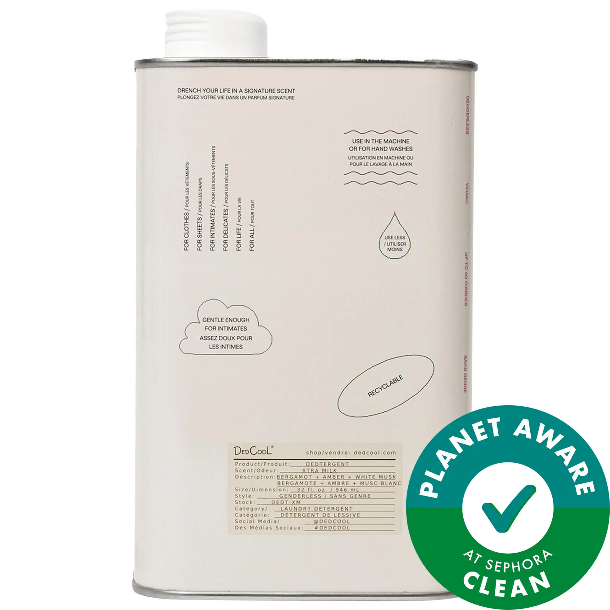 DedCool Dedtergent Xtra Milk 32 oz/ 947 ml | Sephora (US)