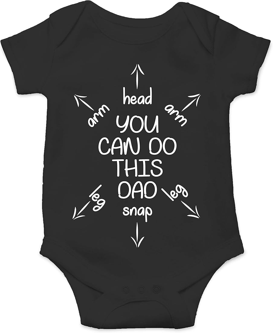You Can Do This Dad - First Time Dad Gift - Funny Cute Infant Creeper, One-Piece Baby Bodysuit | Amazon (US)