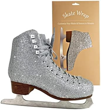 American Athletic Skate Wrap Womens Sparkle, Silver | Amazon (US)