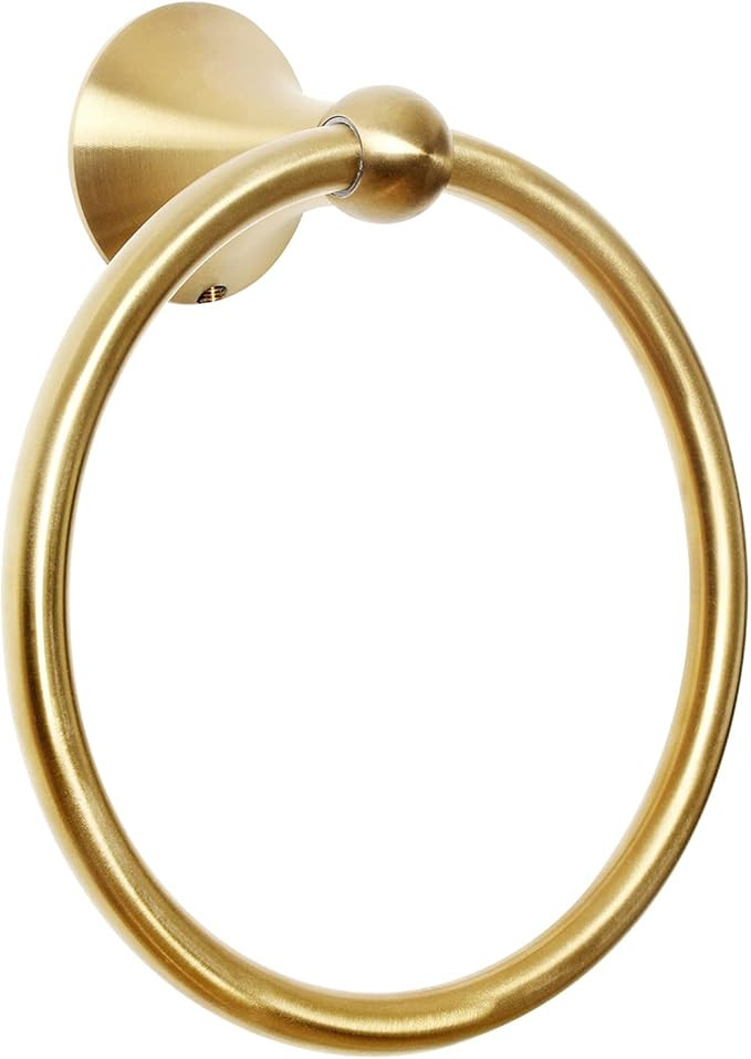 Stainless Steel Towel Ring for Bathroom Hand Towel Holder Modern Circle Towel Hanger Round Towel ... | Amazon (US)