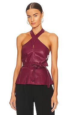 Faux Leather Halter Top
                    
                    BCBGMAXAZRIA | Revolve Clothing (Global)