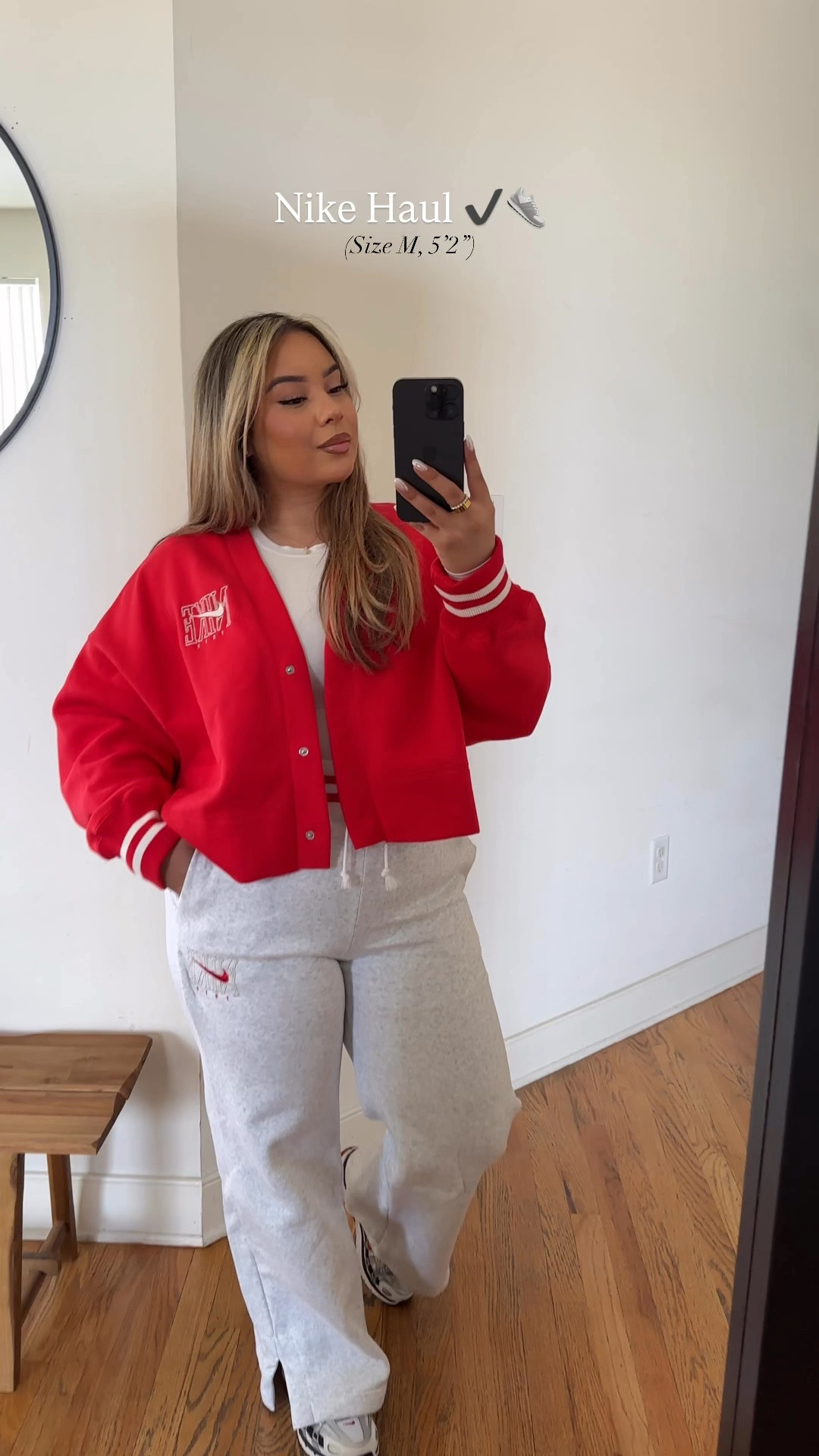 Nike Casual Lounge Haul👟❤️✔️ sizing below ⬇️ 

Everything is size M except the black crew neck sweater (size S) 

#LTKMidsize #LTKStyleTip #LTKSeasonal