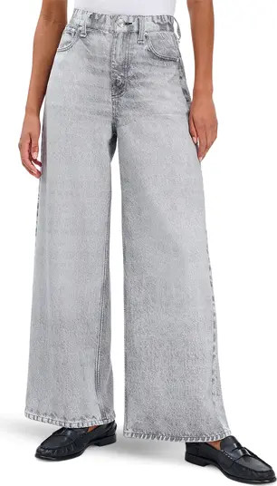 rag & bone Miramar Sofie High Waist Ankle Wide Leg Terry Sweatpant Jeans | Nordstrom | Nordstrom