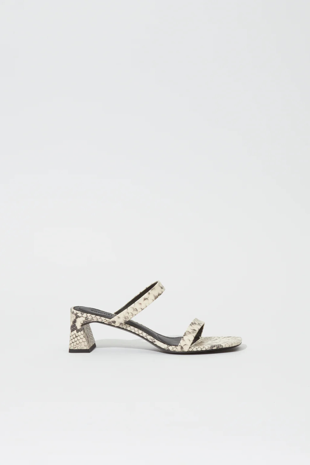 Clara Snake Leather Block Heel | Simkhai