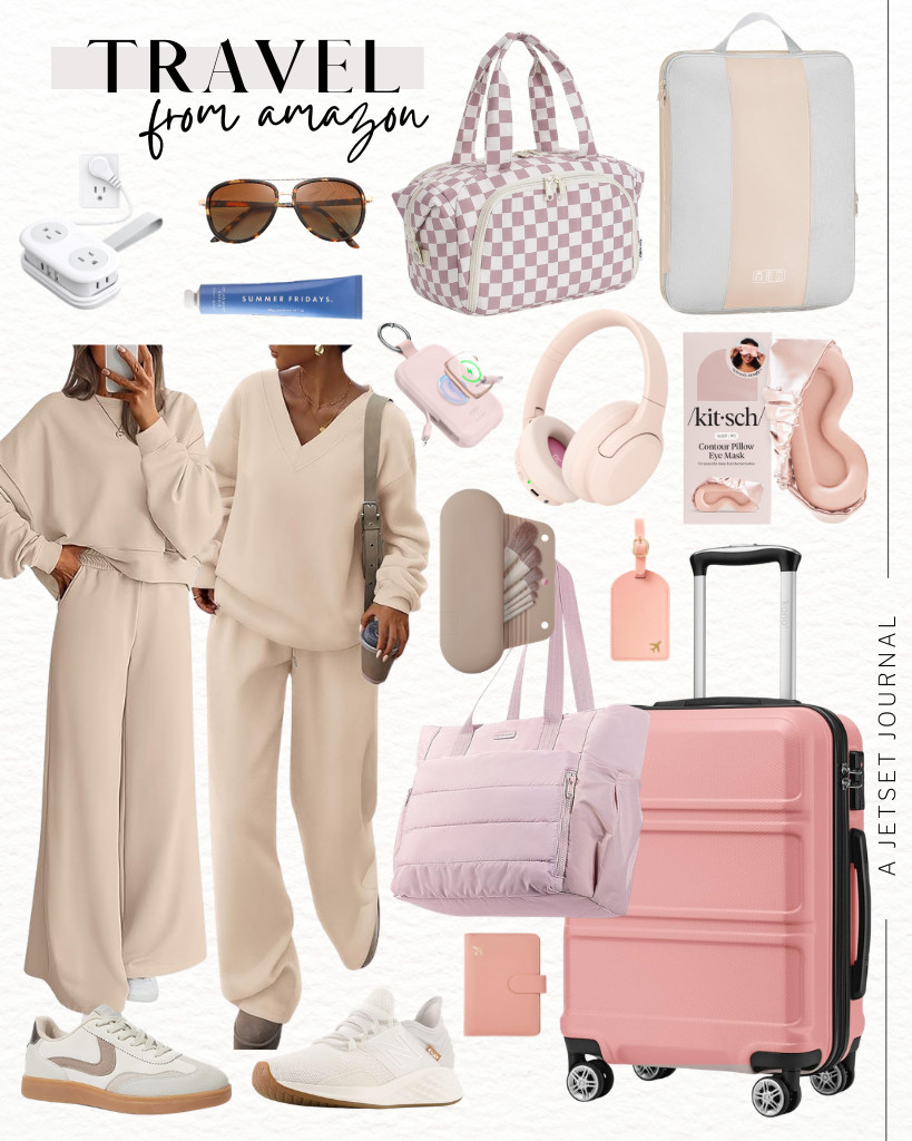 Stay comfortable and stylish on your next trip with the essentials featured in this week’s Amazon Travel list.

These two lovely two-piece outfits from PRETTYGARDEN are perfect for travelers. You’ll also find retro-style sneakers that pair well with either outfit. I've discovered that using compression packing cube organizers like these can be a game-changer. They let me pack more efficiently, so I won’t waste time searching for items once I check in to the hotel. 

 #LTKSeasonal #LTKSaleAlert #LTKTravel