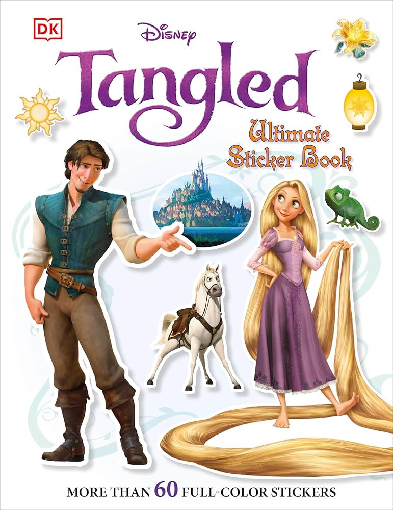 Ultimate Sticker Book: Tangled: More Than 60 Reusable Full-Color Stickers | Amazon (US)