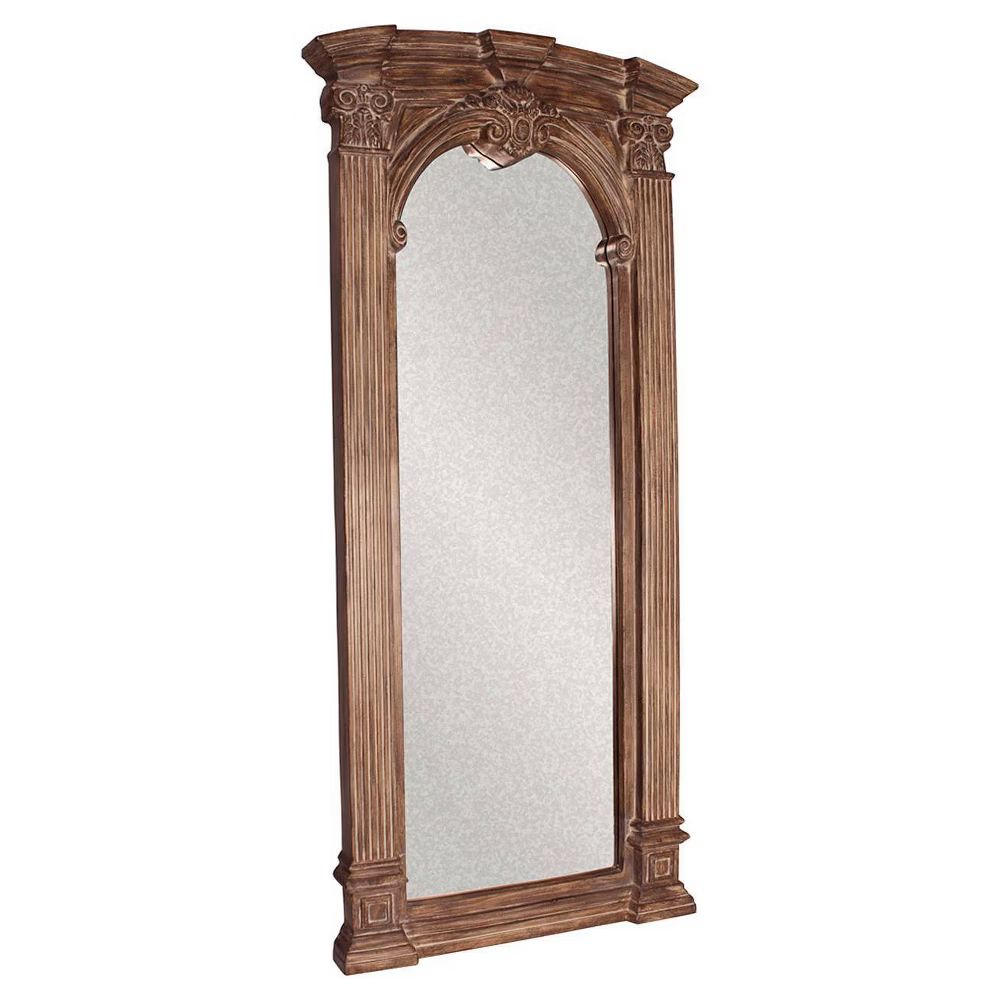 Rectangle Bonjour Floor Mirror Brown - Howard Elliott | Target