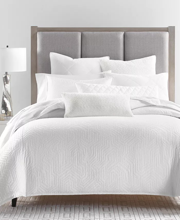 Hotel Collection Etched Geo 3-Pc. Duvet Cover Set, King, Created for Macy's - Macy's | Macy's