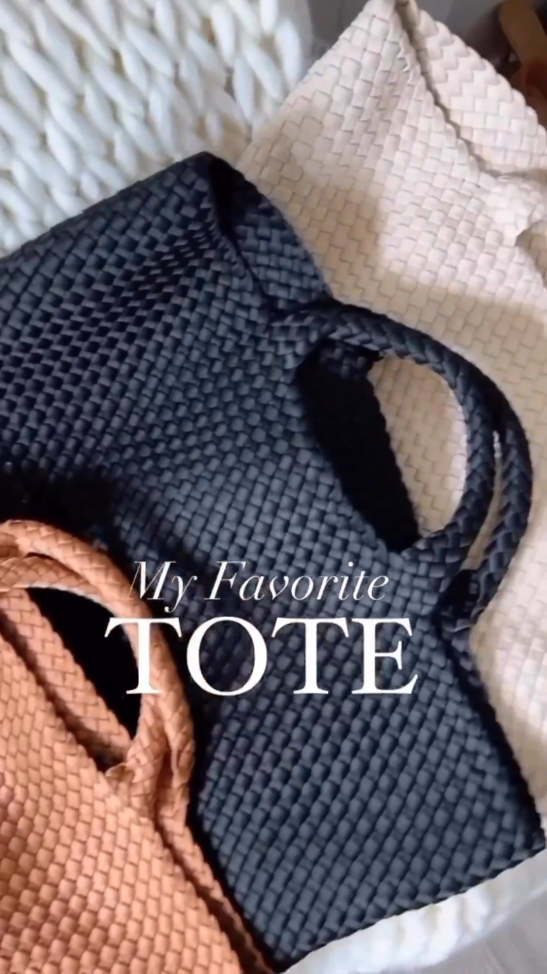 Tote bag 
Just the most practical bag fabric 
I have the large size 



#LTKSeasonal #LTKU #LTKootd